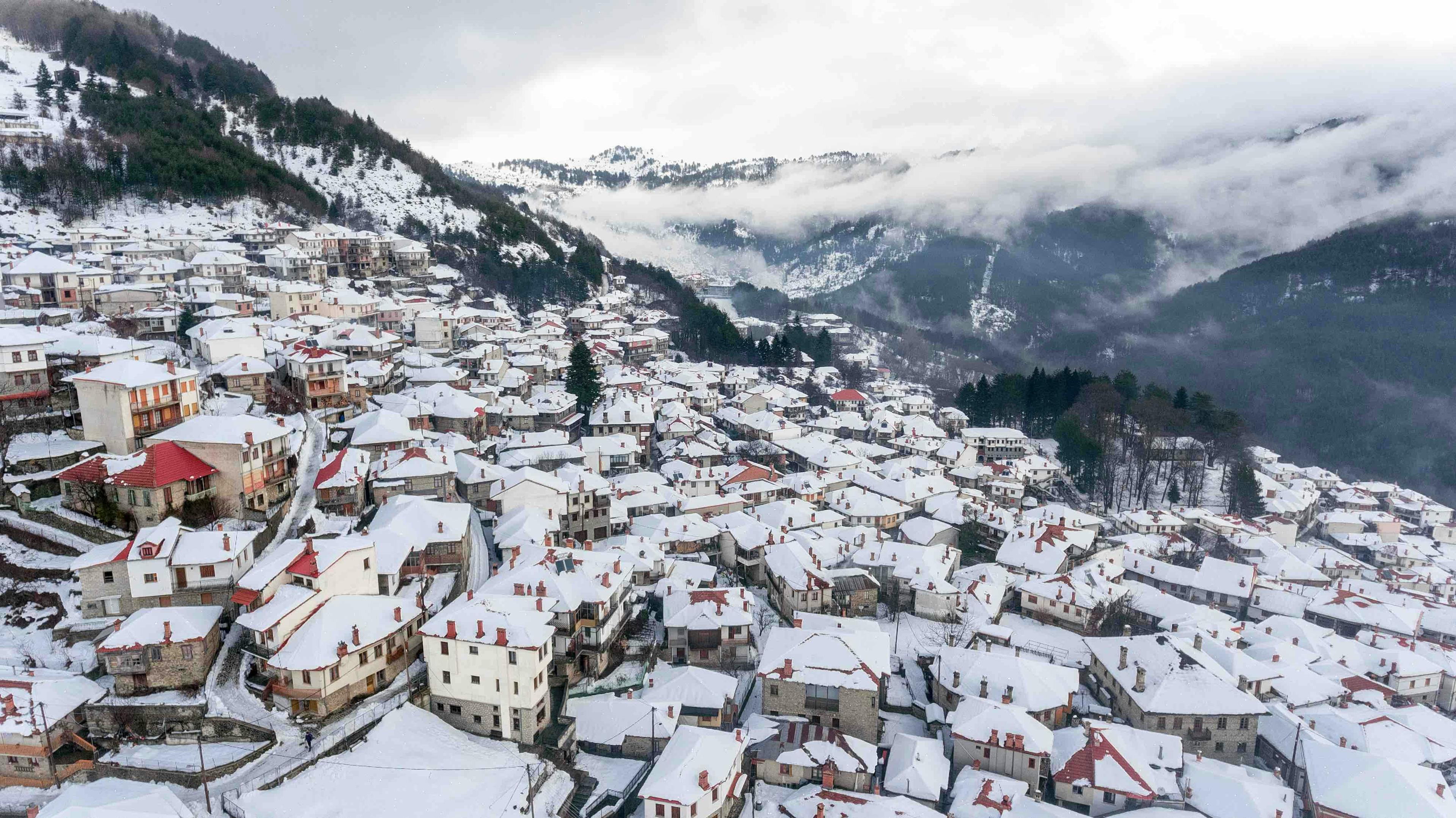 forest,city,epirus,metsovo,tourism,winter,cold,holiday,house,building,beautiful,mountain,view,greece,white,homes,season,vacation,village,europe,snowy,architecture,snowing background,greek,sky,nature,recreation,relaxation,tree,christmas,drone,afternoon,mediterranean,outdoor,anilio,blue,background,giannena,snow,ioannina,travel,landscape nature outdoors building cityscape urban countryside rural village person scenery