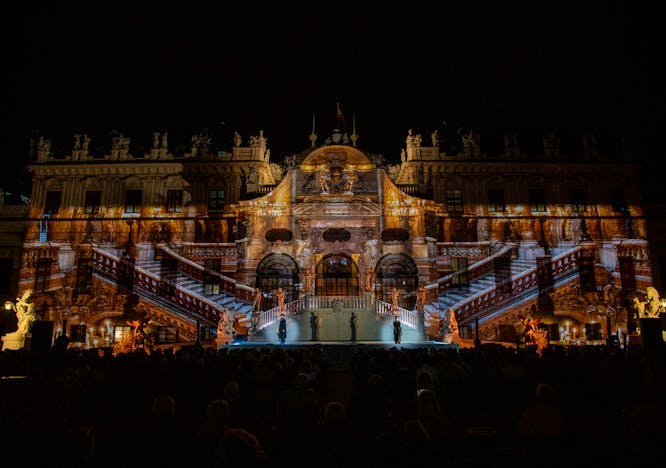 architecture building city metropolis urban person concert crowd lighting